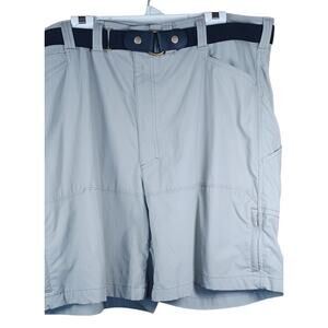 Wrangler NW990FS Men 44 Khaki Gorpcore Techwear Hiking Cargo Performance Shorts